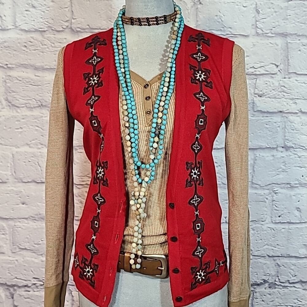 Vintage Koret wool blend Spanish style vest